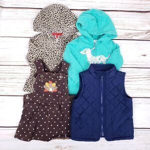 Baby girl fall winter lot Thanksgiving dress 6 mo